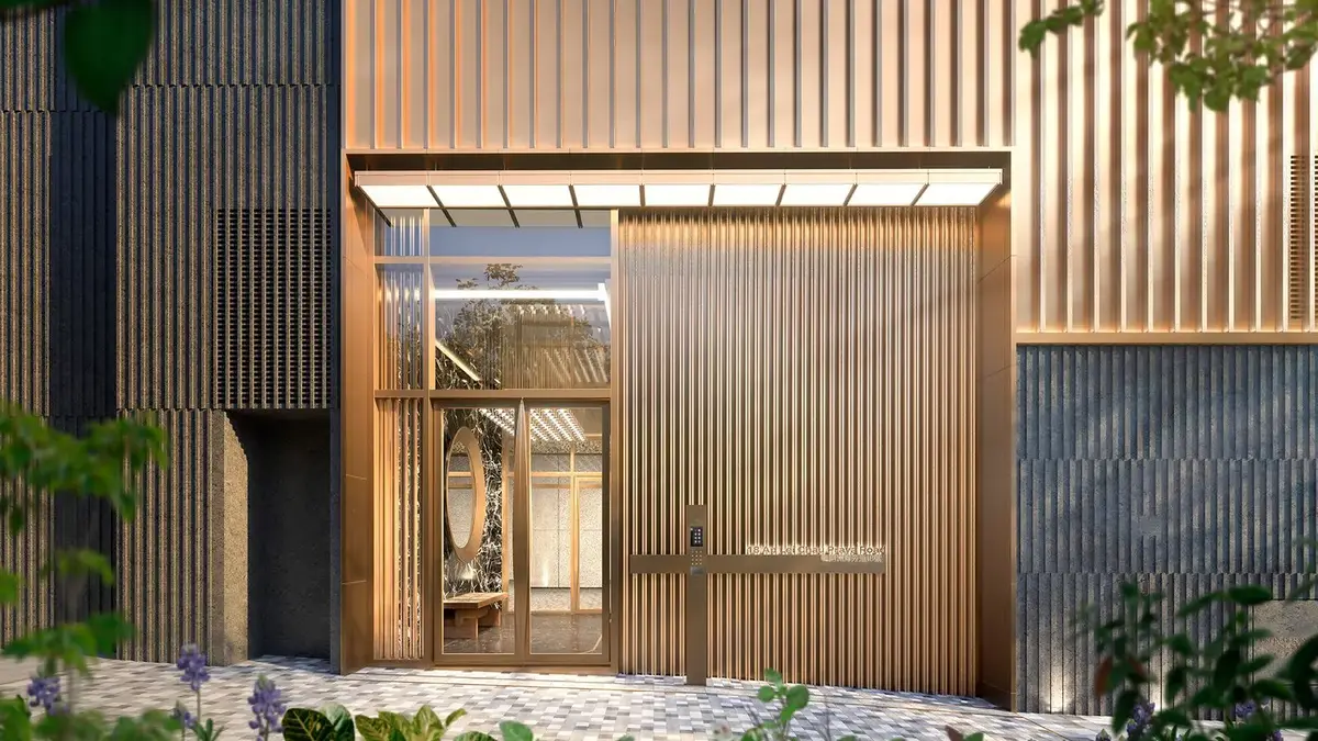 璟南入口與建築外觀電腦模擬圖
